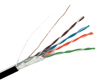 Кабель FTP 4PR 24AWG CAT5e 305м - 458